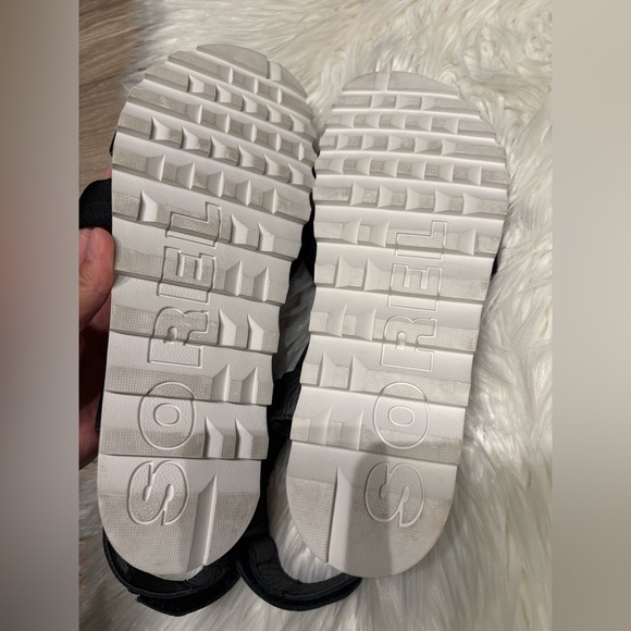 Sorel Black Crisscross Sandals - Picture 6 of 7
